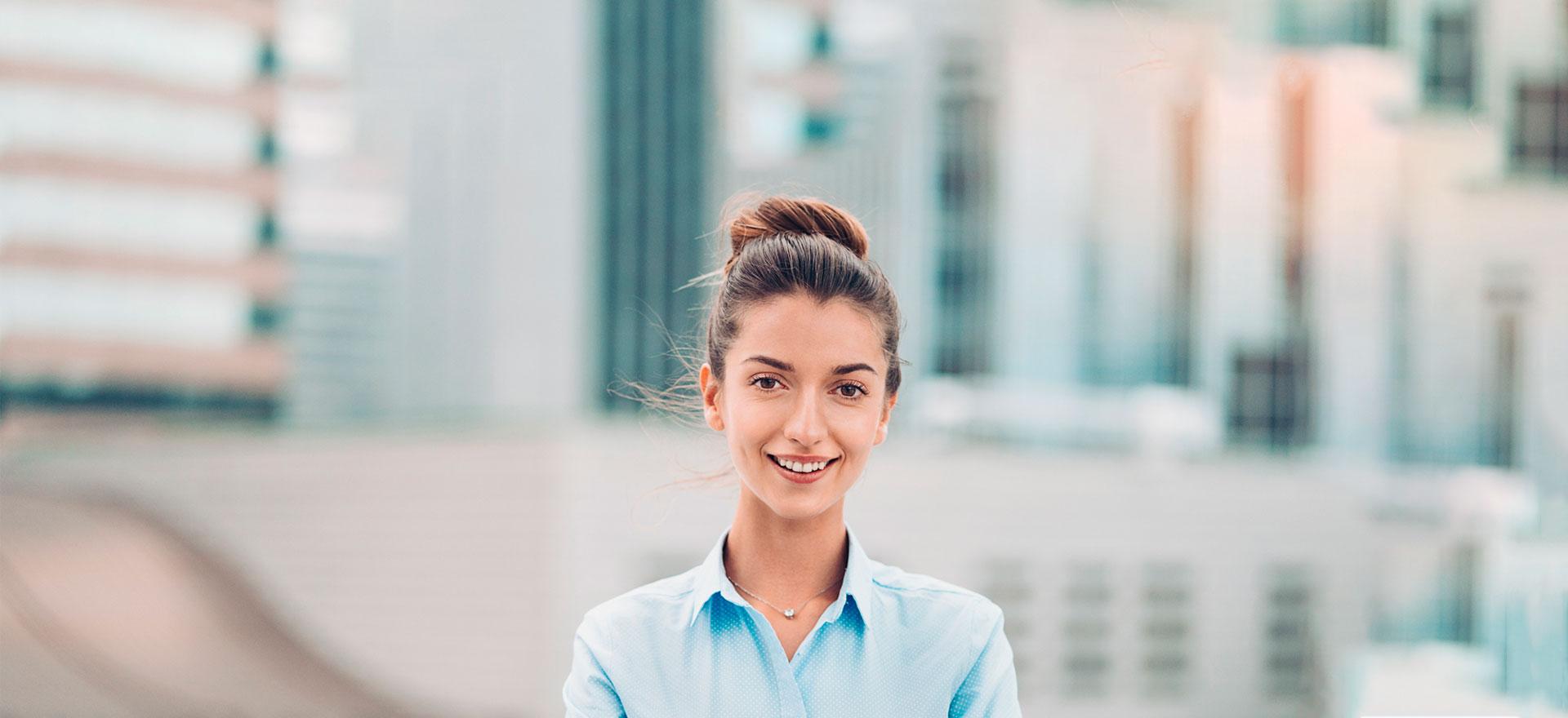 MBA Full Time smiling student from UPF-BSM