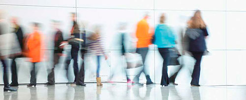 walking people